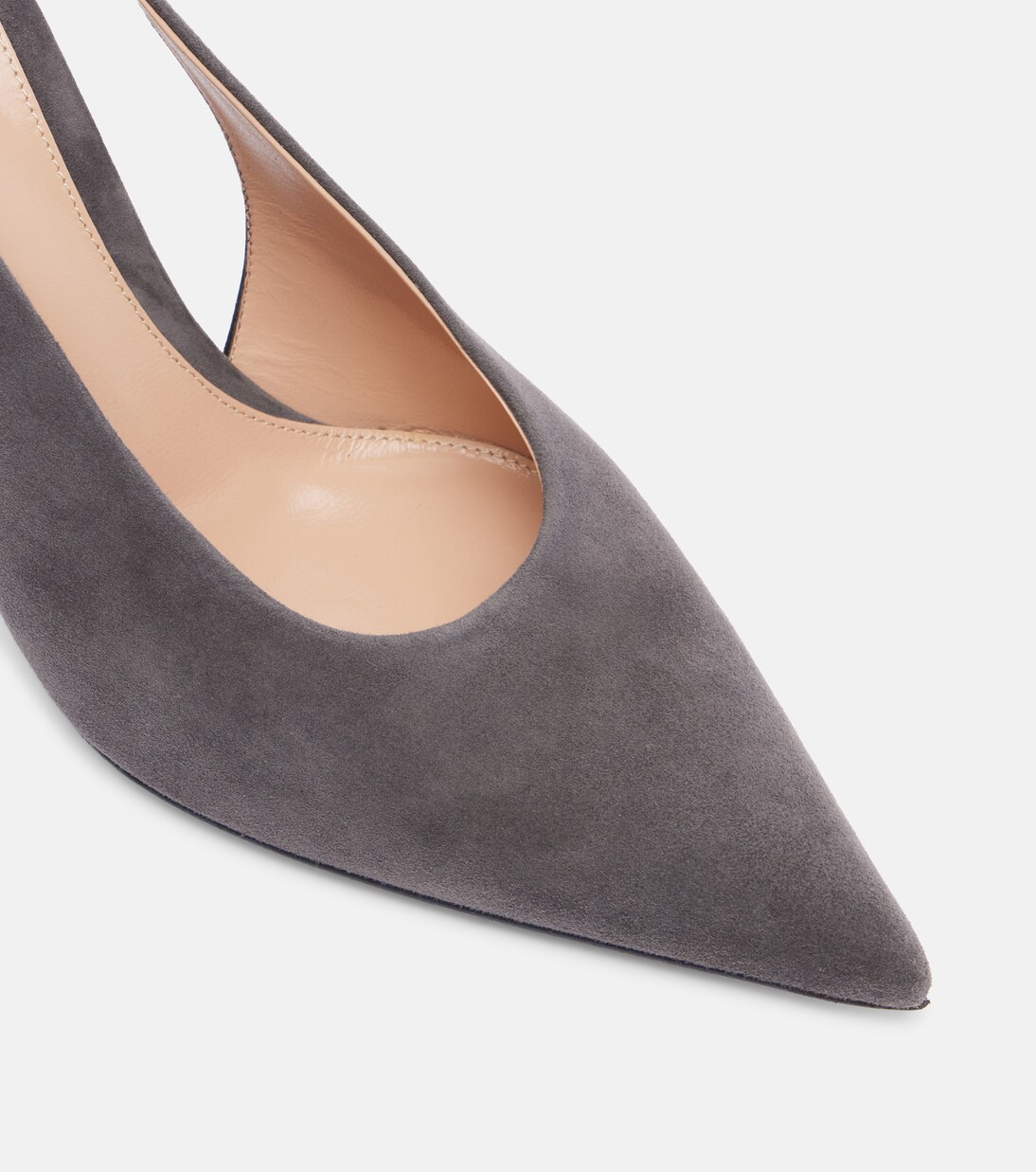 Robbie 85 suede slingback pumps | Gianvito Rossi