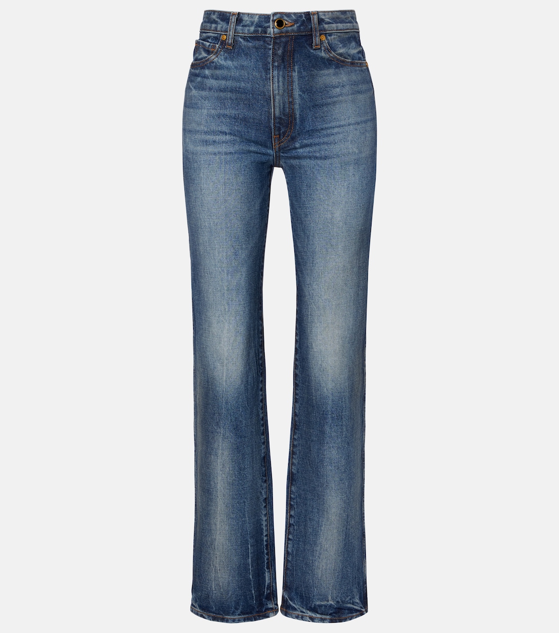 Danielle high-rise straight jeans | Khaite