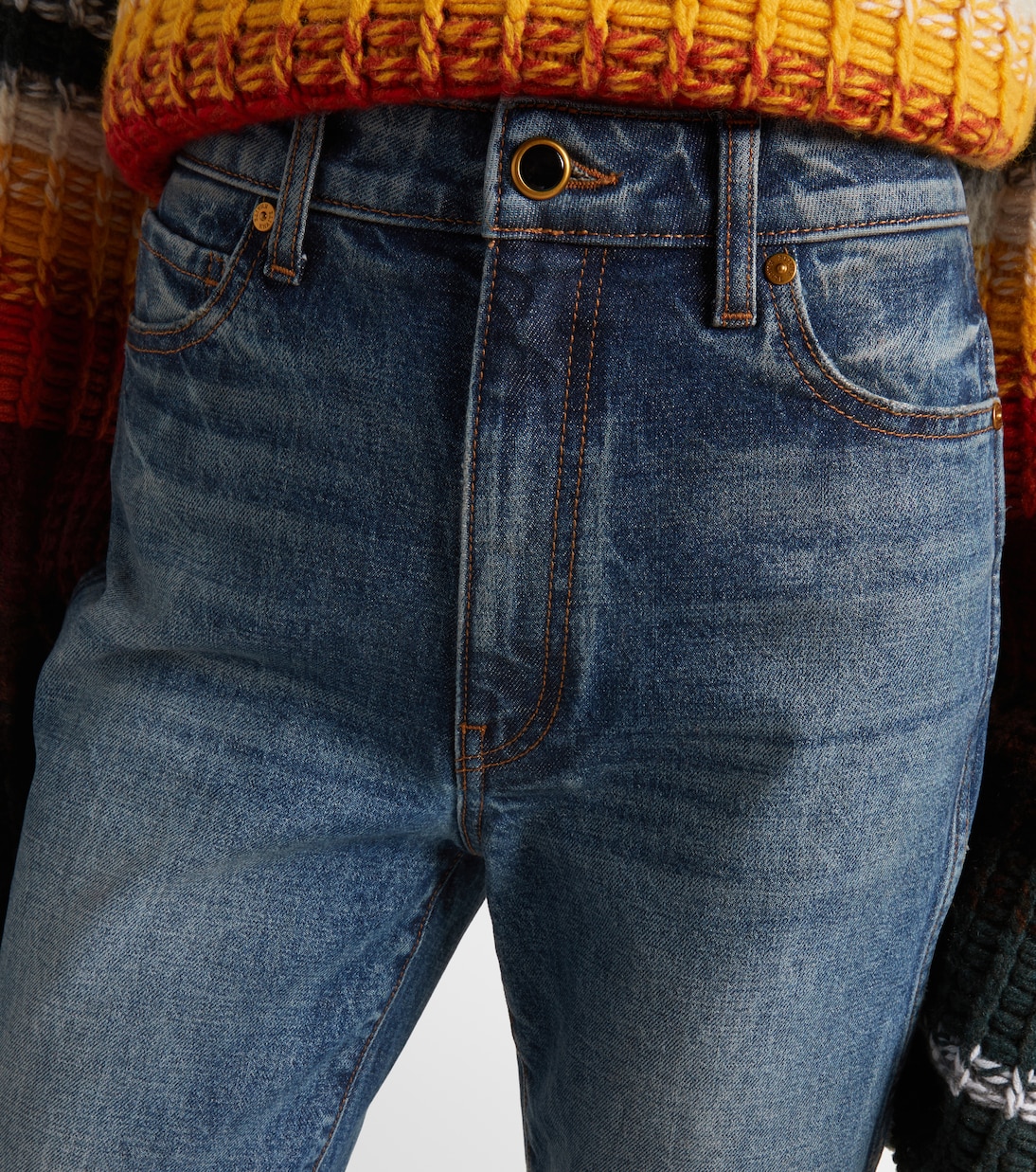 Danielle high-rise straight jeans | Khaite