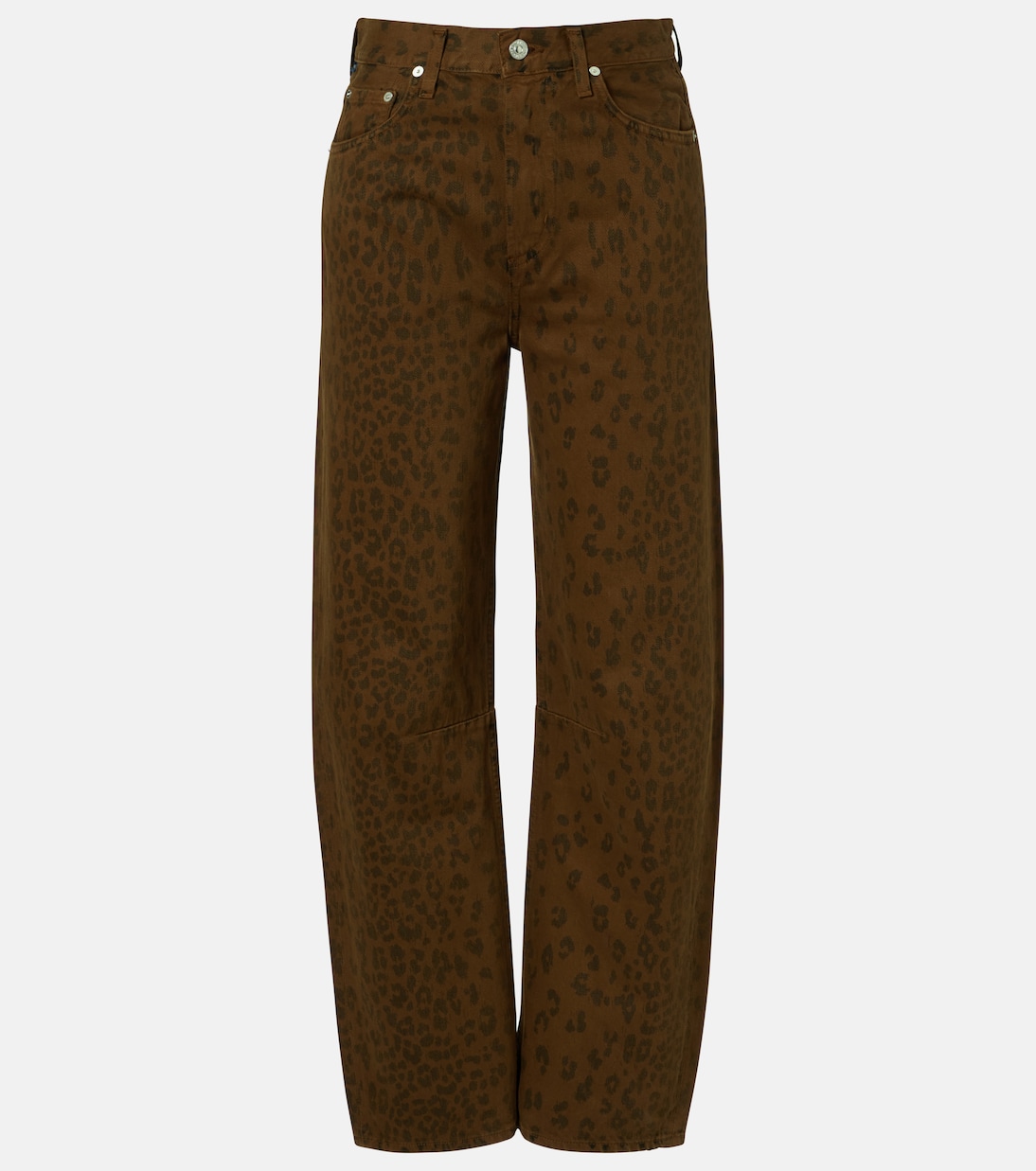 Miro leopard-print barrel-leg jeans | Citizens of Humanity