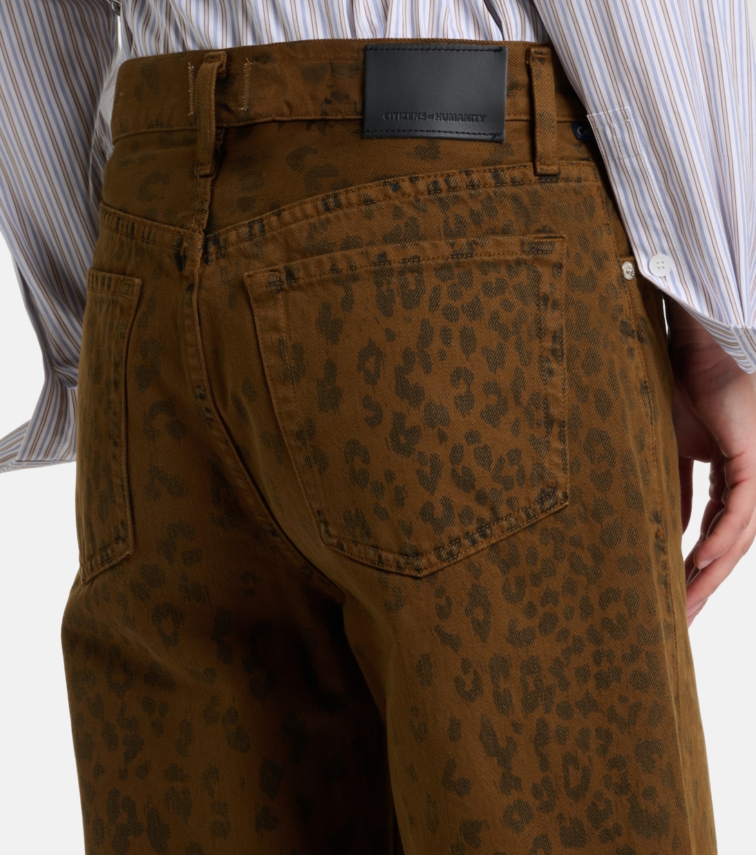 Miro leopard-print barrel-leg jeans | Citizens of Humanity