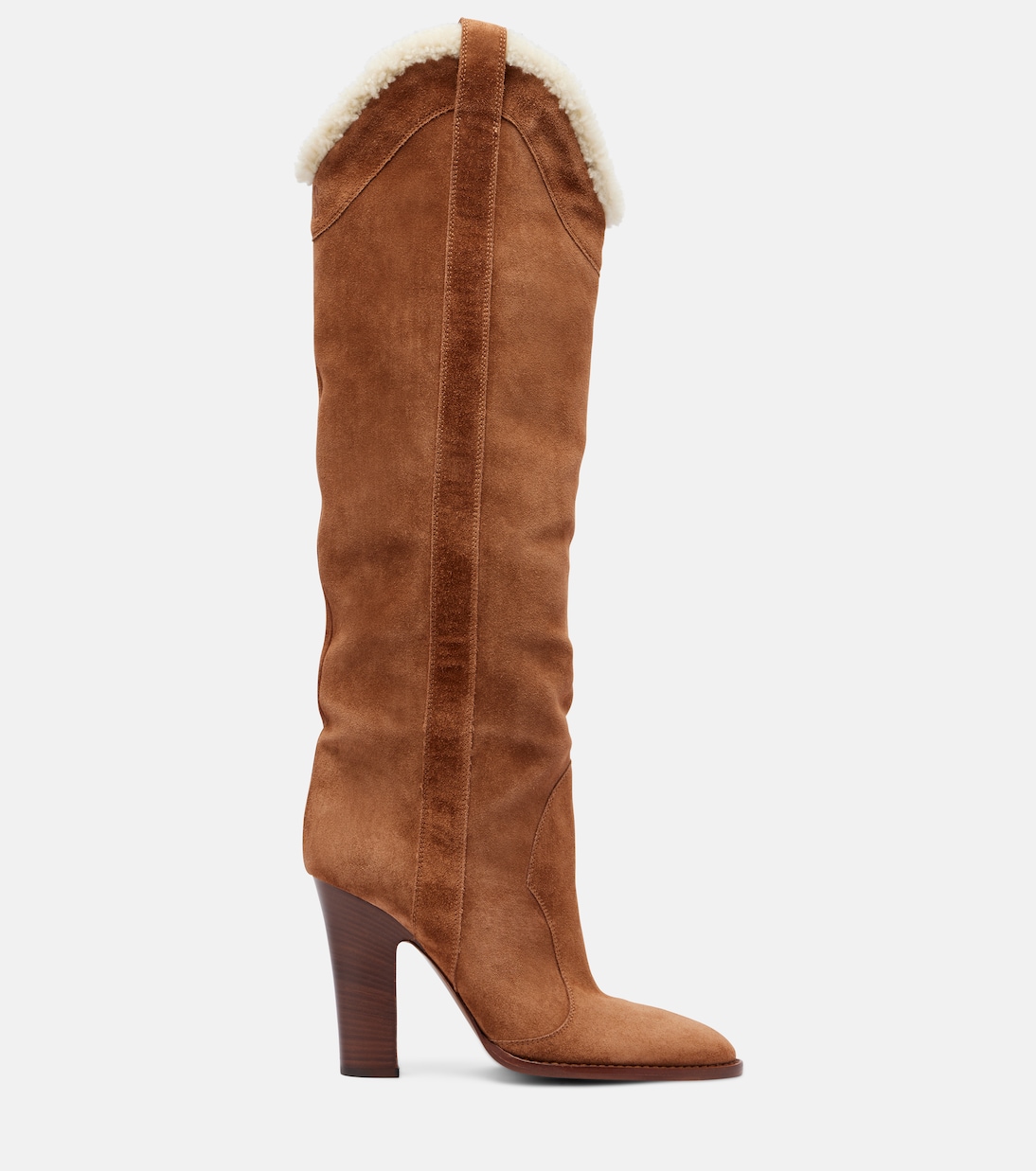 Stivali cuissardes Lavinia 100 in suede | Paris Texas