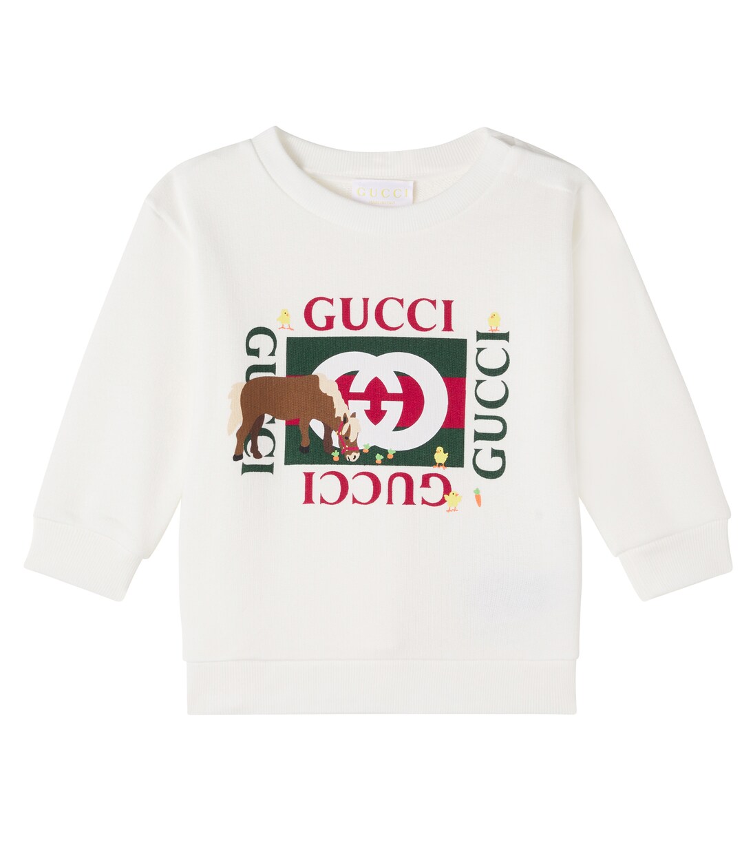 x Euan Roberts Baby printed cotton jersey sweatshirt | Gucci Kids