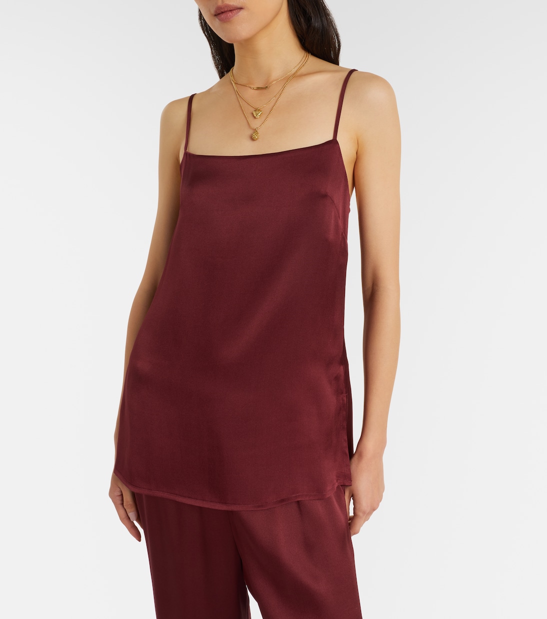 Pisa silk satin camisole | Asceno