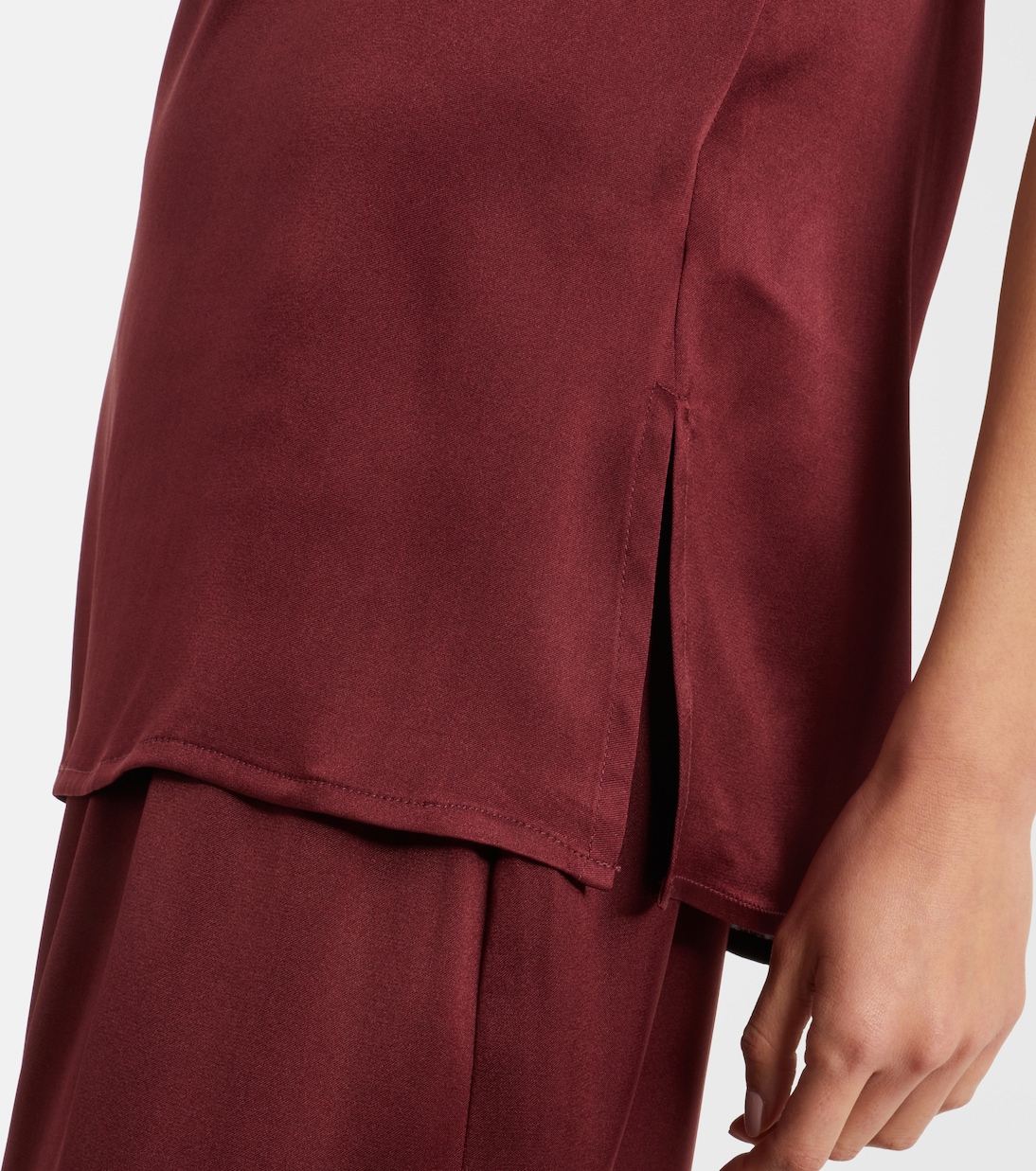 Pisa silk satin camisole | Asceno