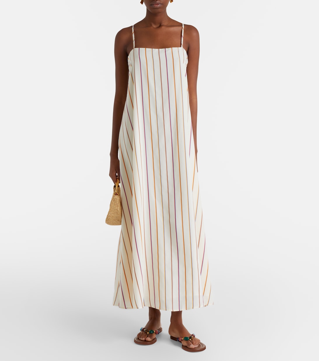 Melfi striped maxi dress | Asceno