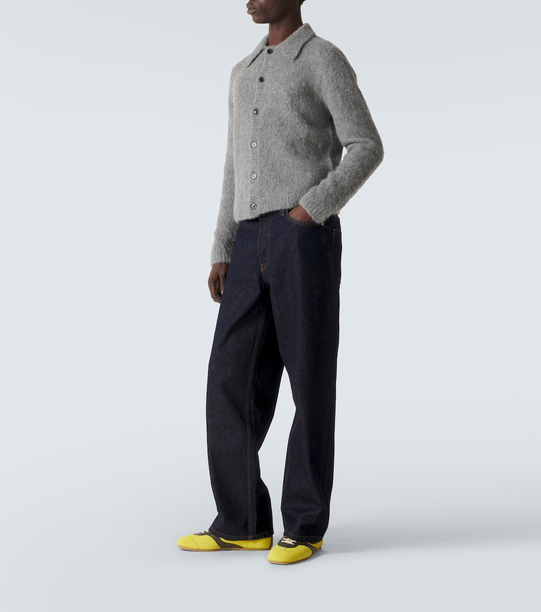 Sneakers aus Veloursleder und Leder | Dries Van Noten