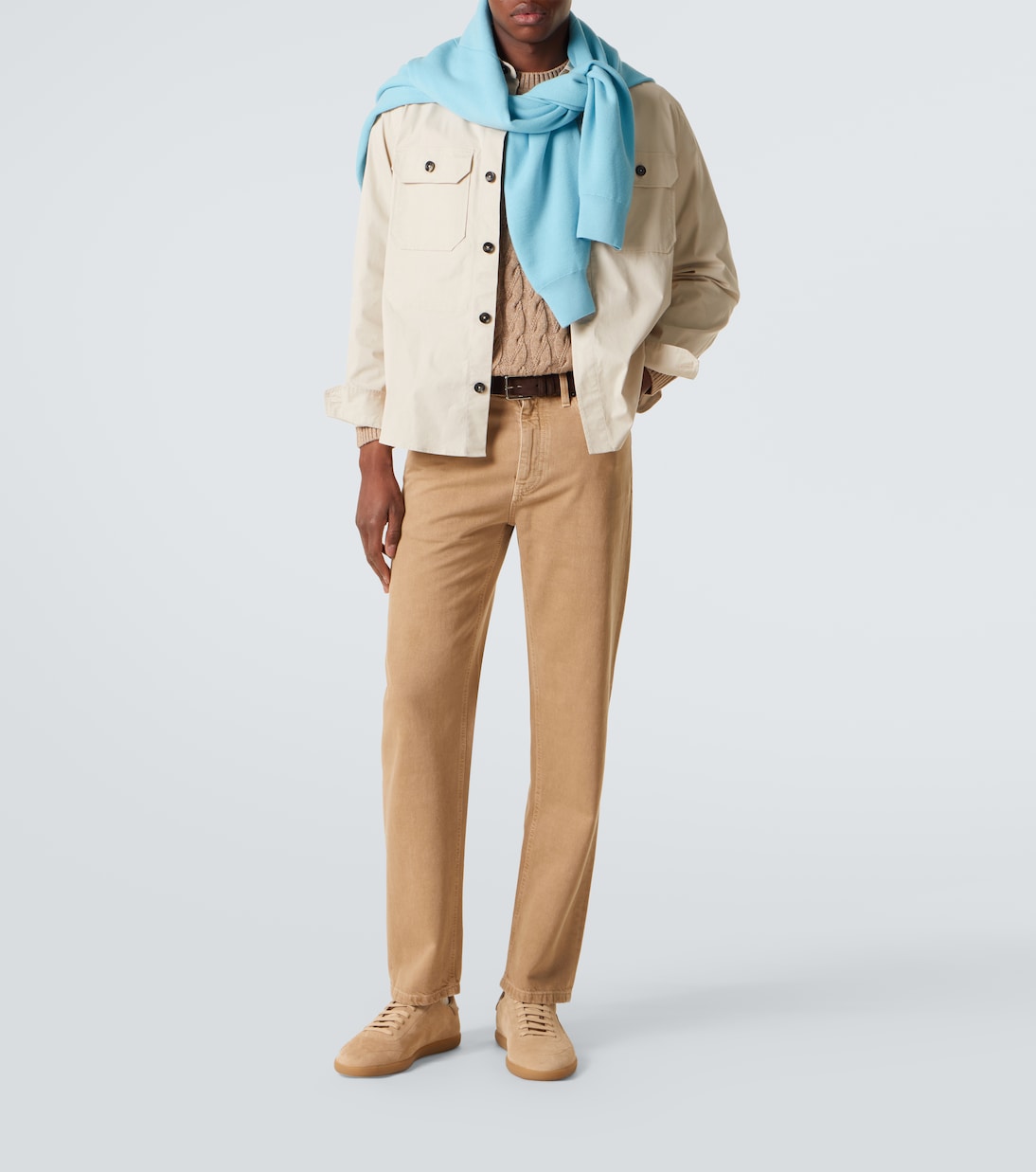 Gerade Hose Roccia aus Baumwolle | Zegna