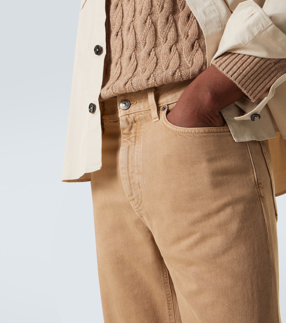 Gerade Hose Roccia aus Baumwolle | Zegna