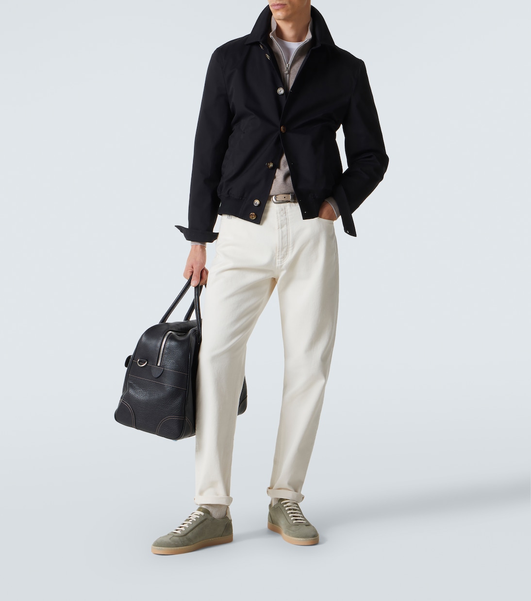 Sneakers aus Veloursleder | Brunello Cucinelli