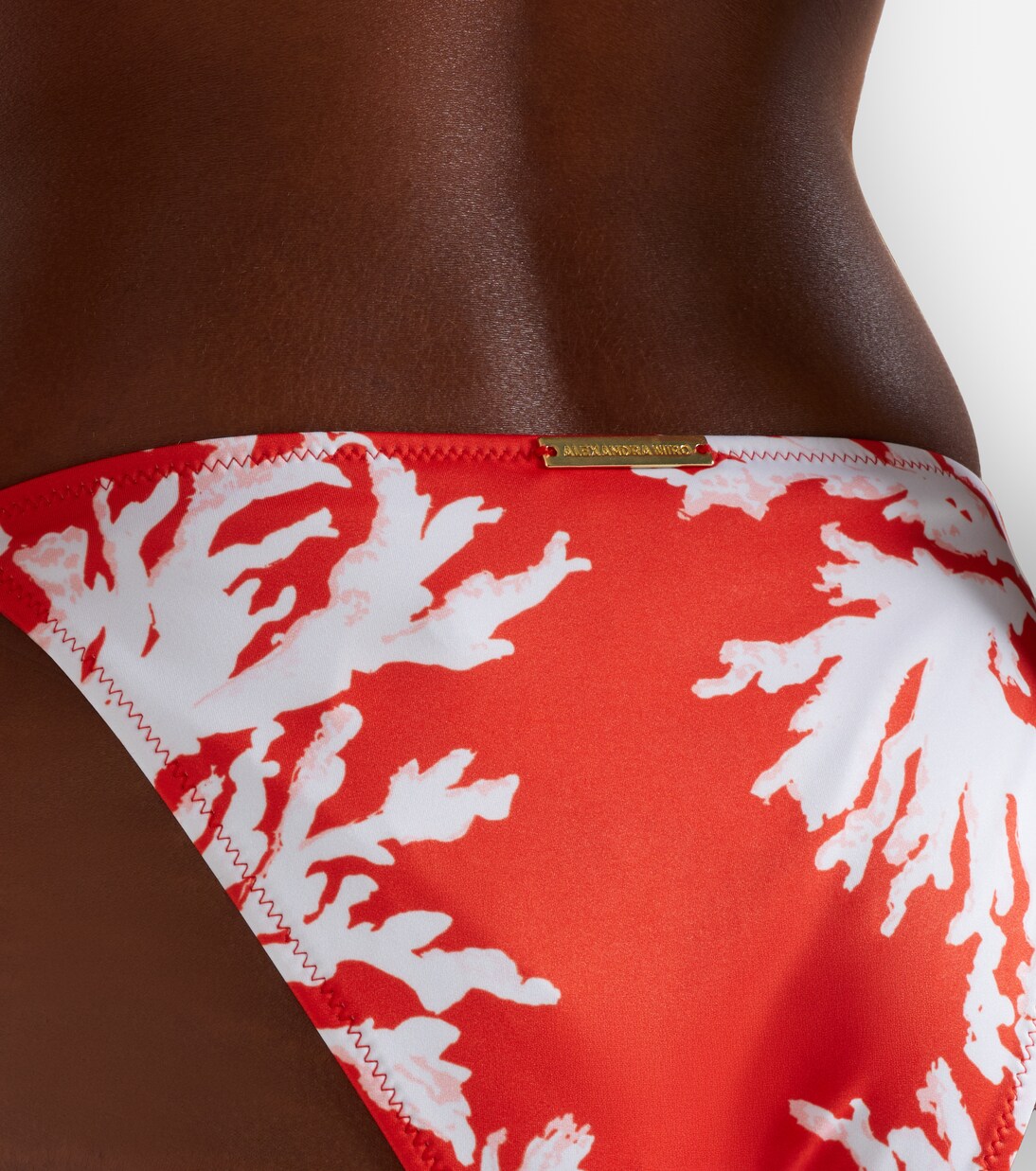 Slip bikini Leoni con stampa | Alexandra Miro