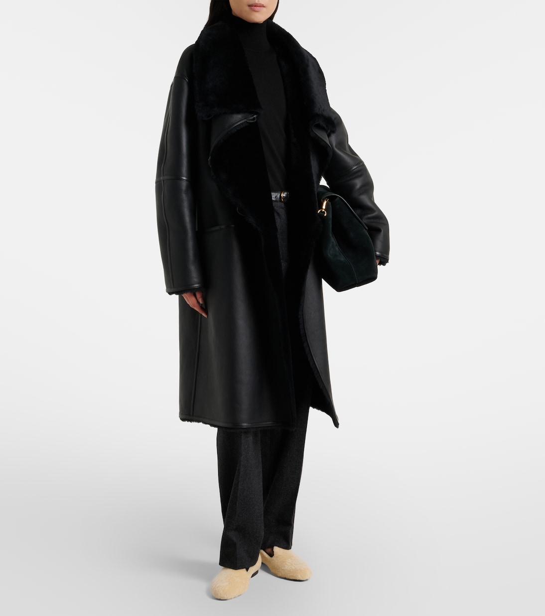 Loafers aus Shearling | Toteme