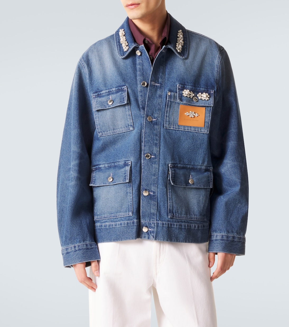 Veste en denim à ornements | Simone Rocha