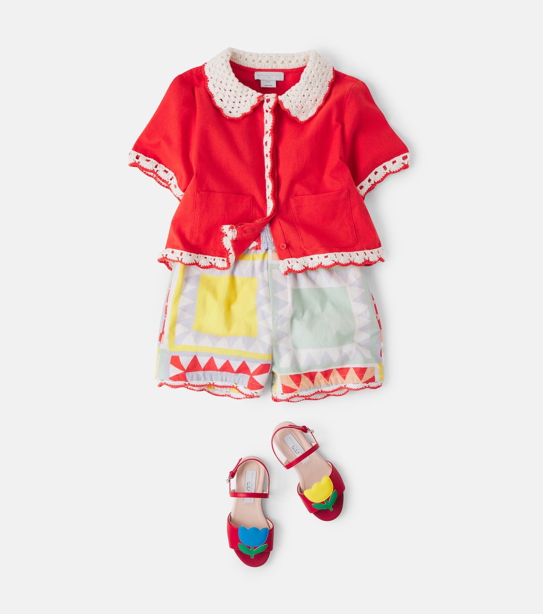 Bedruckte Shorts aus Baumwolle | Stella McCartney Kids