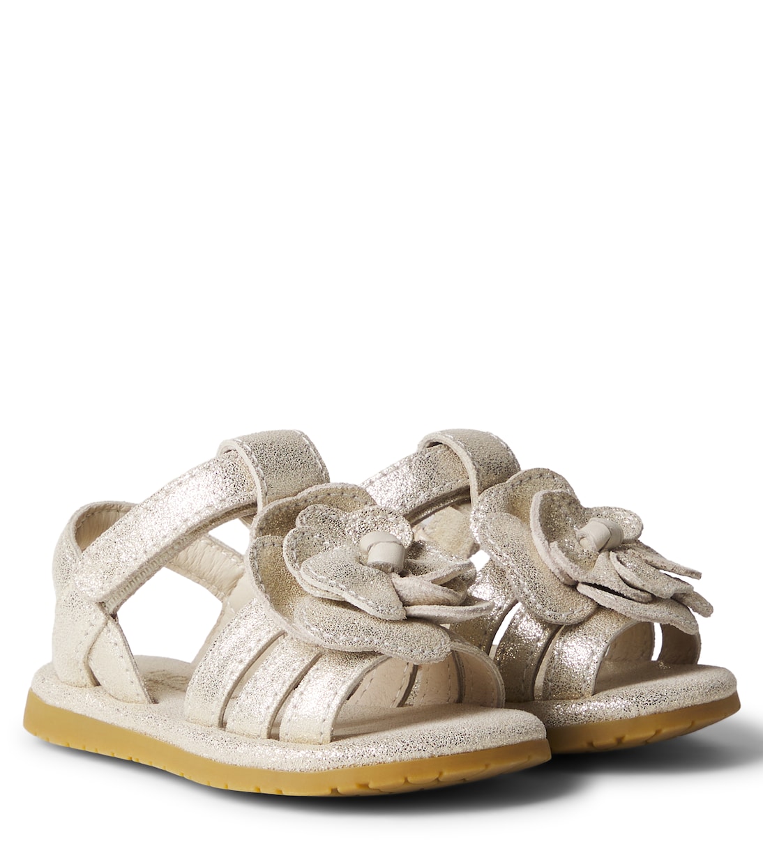 Sandalen Baby Jiles aus Metallic-Leder | Donsje