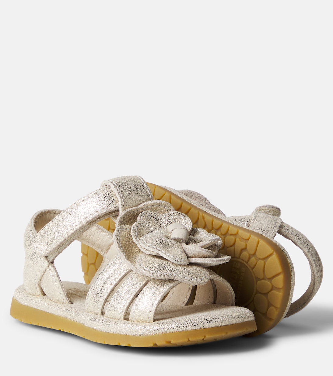 Sandalen Baby Jiles aus Metallic-Leder | Donsje