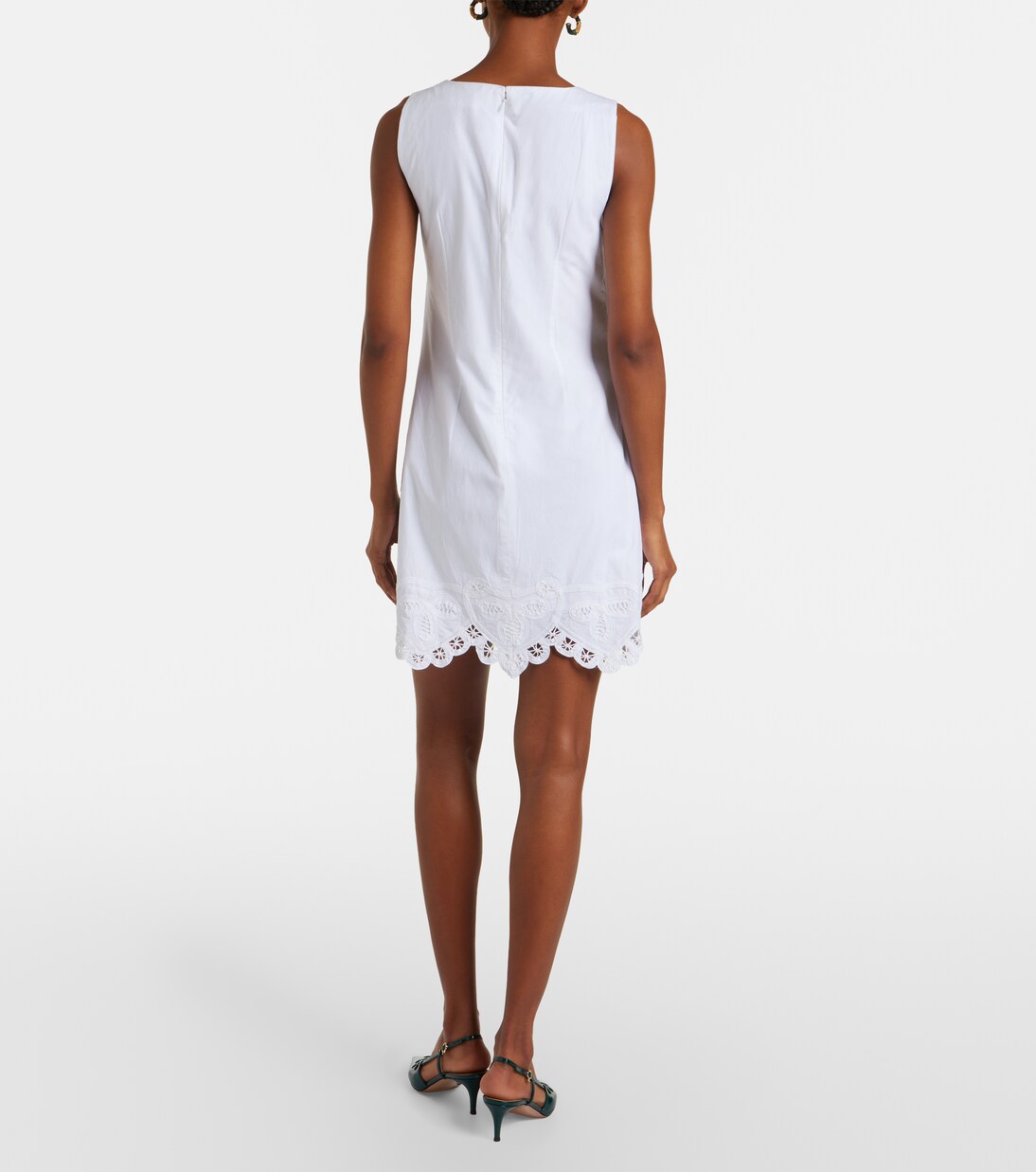 Shanice embroidered cotton minidress | Veronica Beard