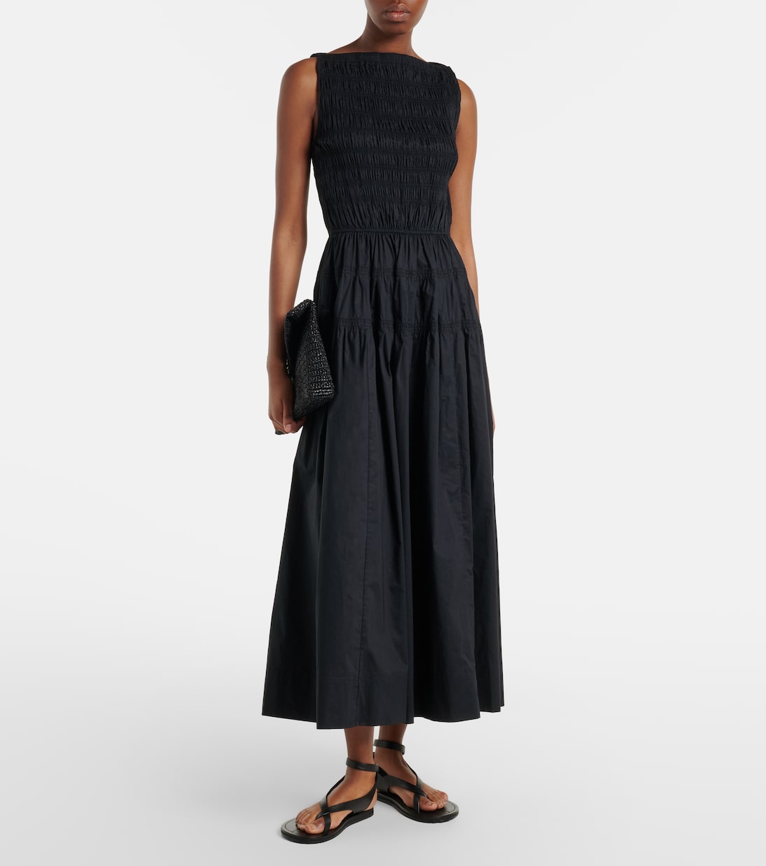 Melie cotton poplin midi dress | Dôen