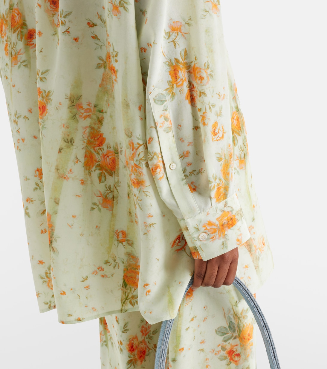 Oversized floral shirt | McQueen