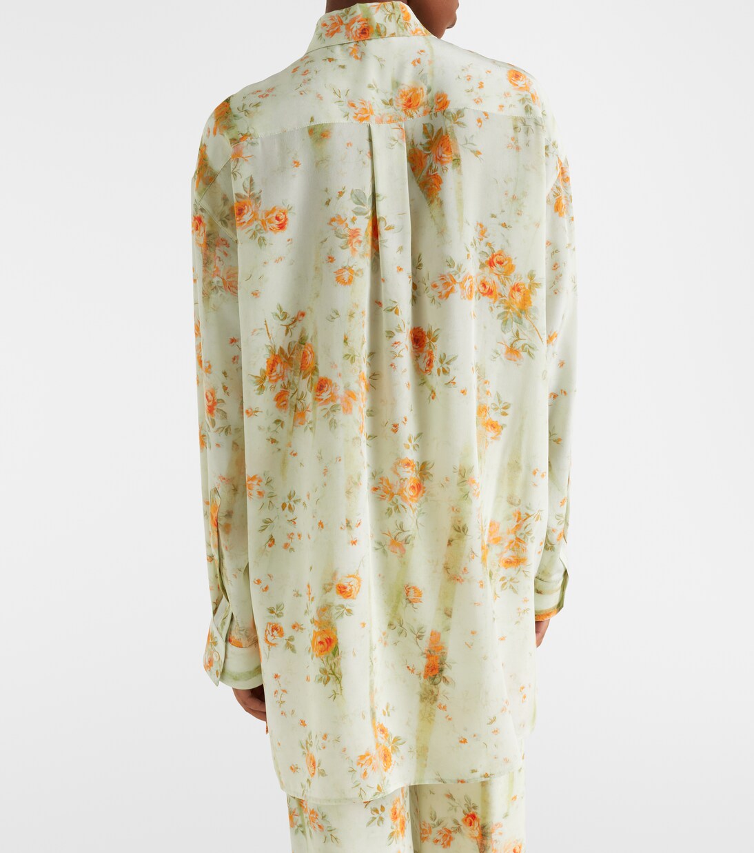 Oversized floral shirt | McQueen