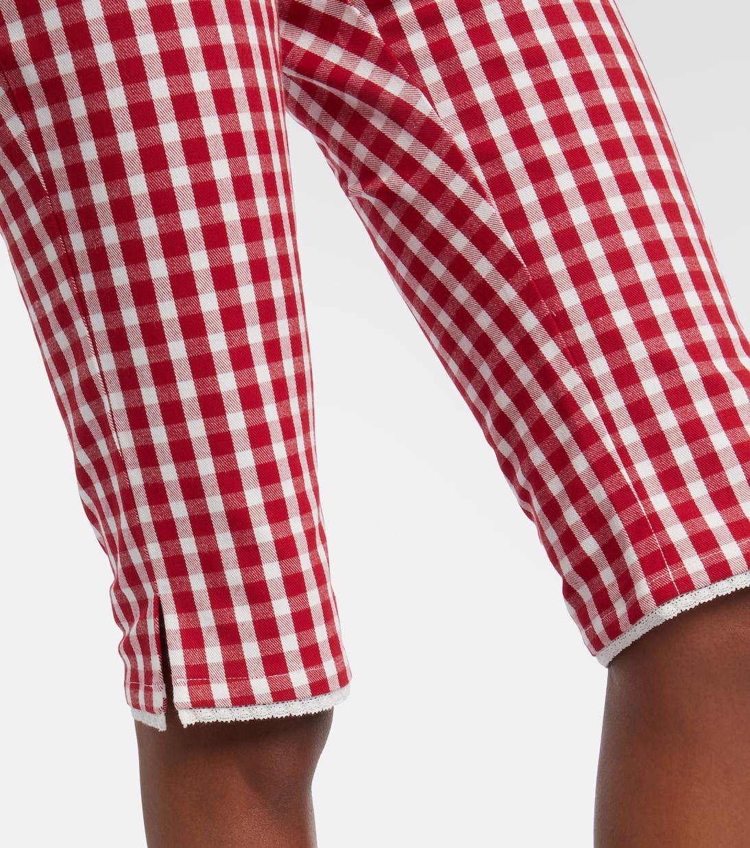 Caprihose Ebony aus einem Baumwollgemisch | Posse