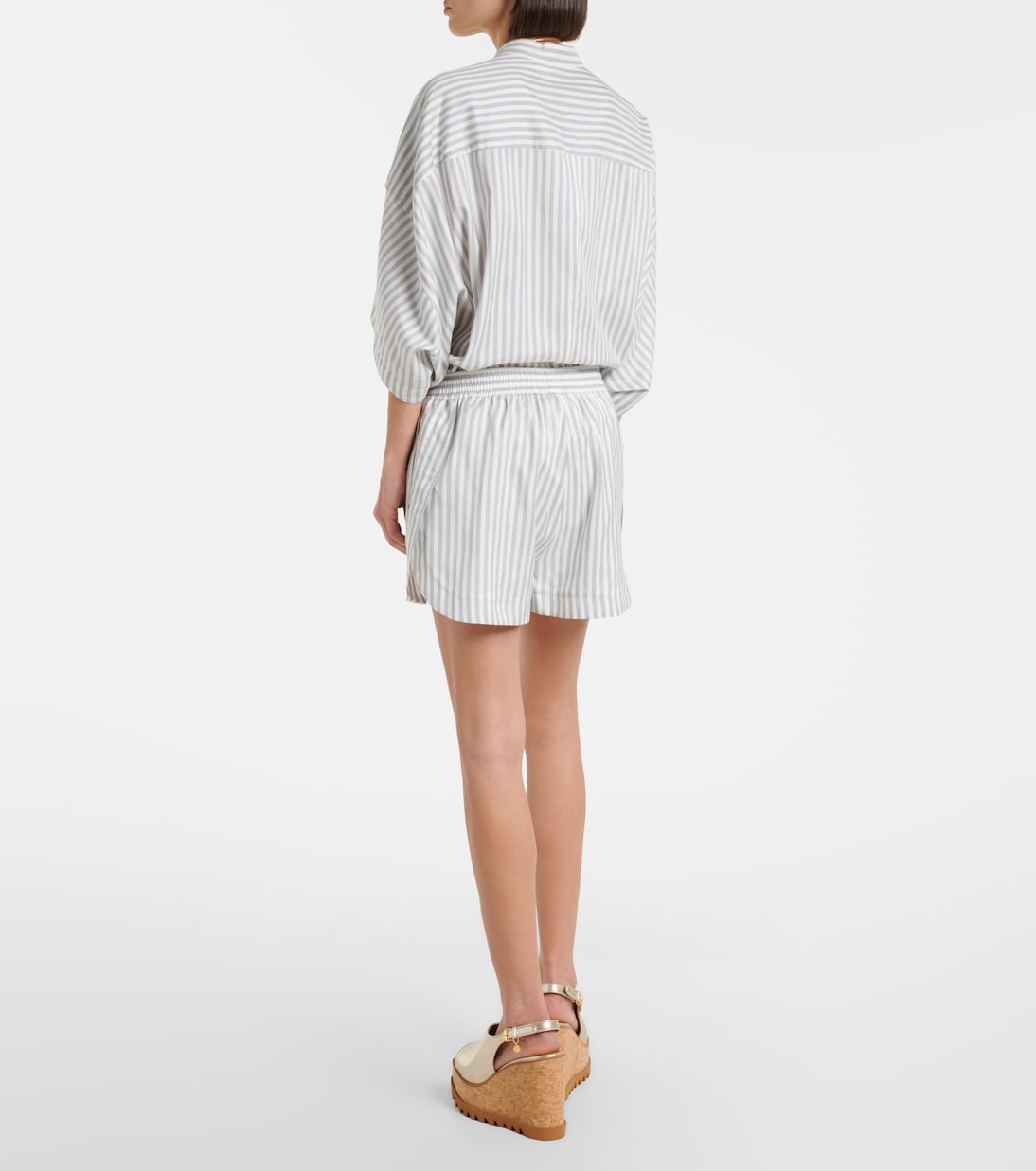 Shorts aus Seide und Wolle | Stella McCartney
