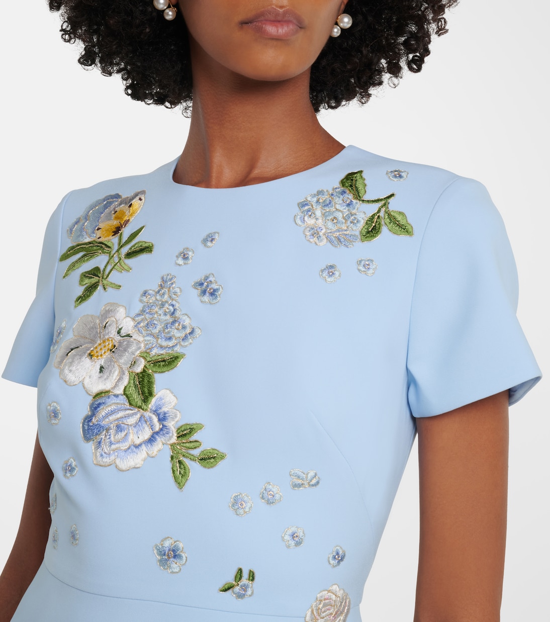 Floral embroidered minidress | Carolina Herrera