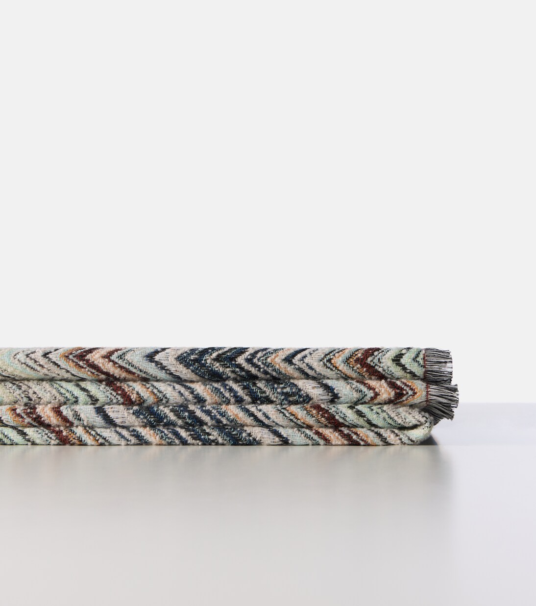 Forest cotton, wool and cashmere-blend throw | Missoni