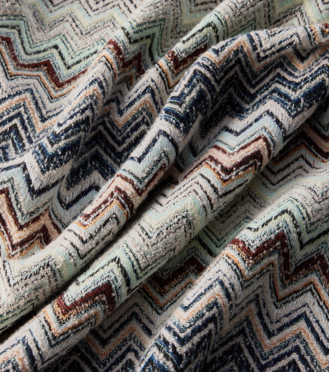 Forest cotton, wool and cashmere-blend throw | Missoni