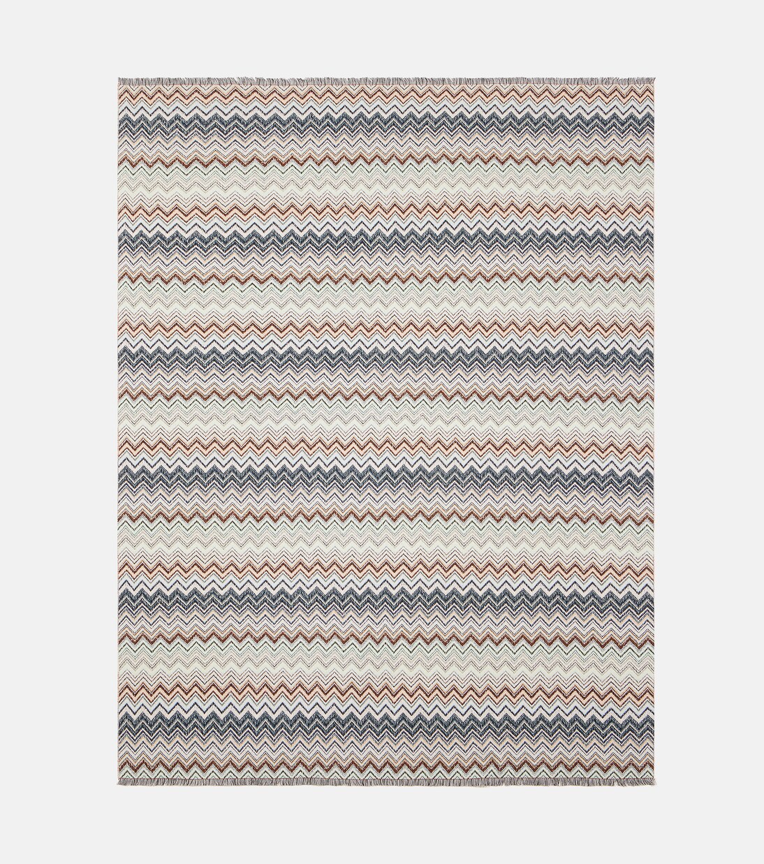 Forest cotton, wool and cashmere-blend throw | Missoni