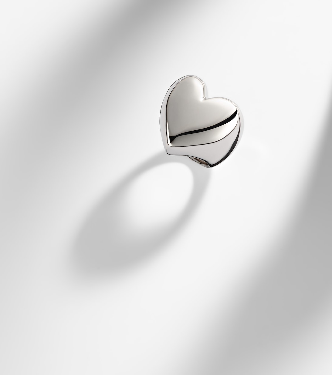Ring Puffy Heart, rhodiniert | Jennifer Fisher