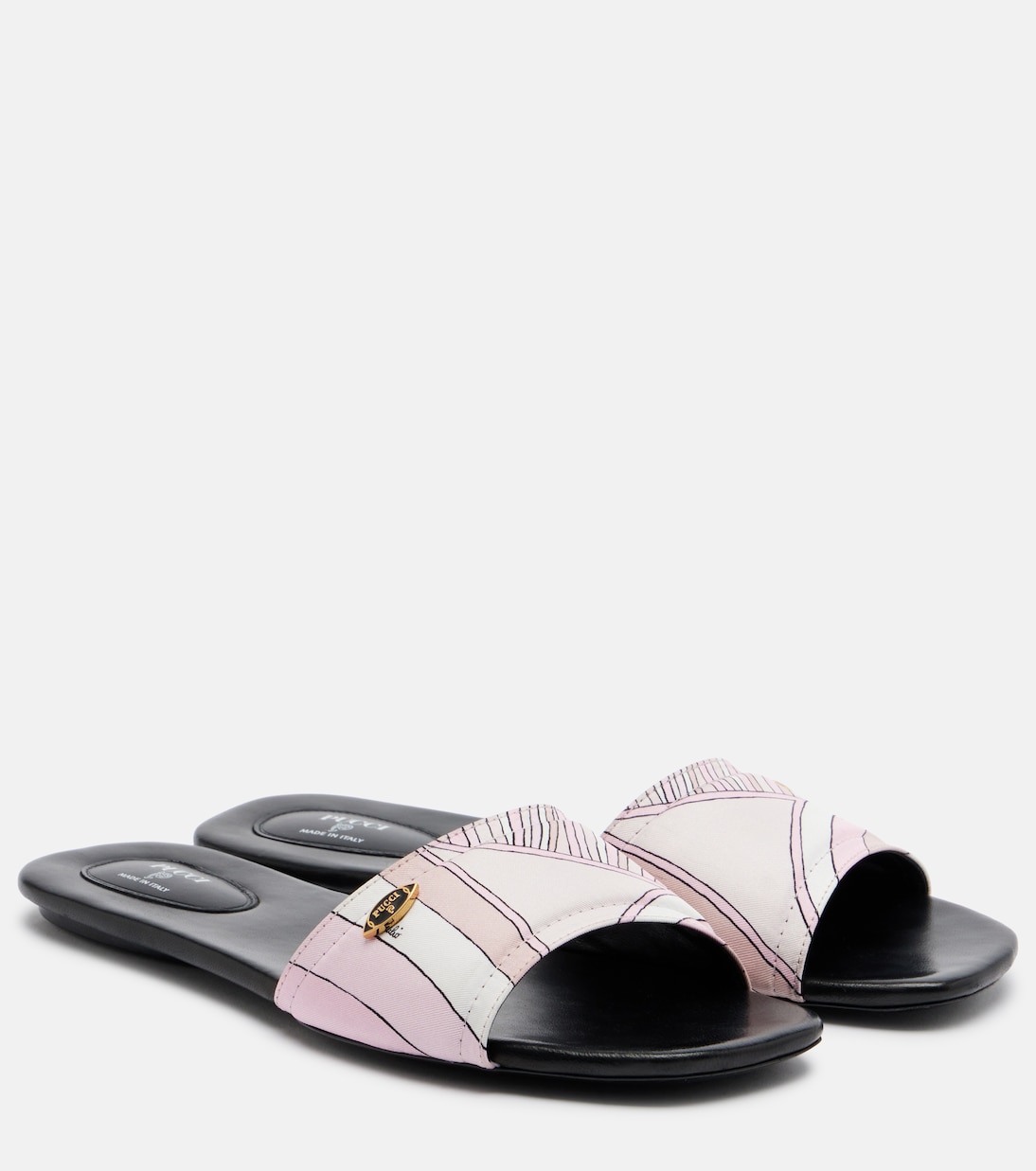 Yummy Iride twill slides | Pucci