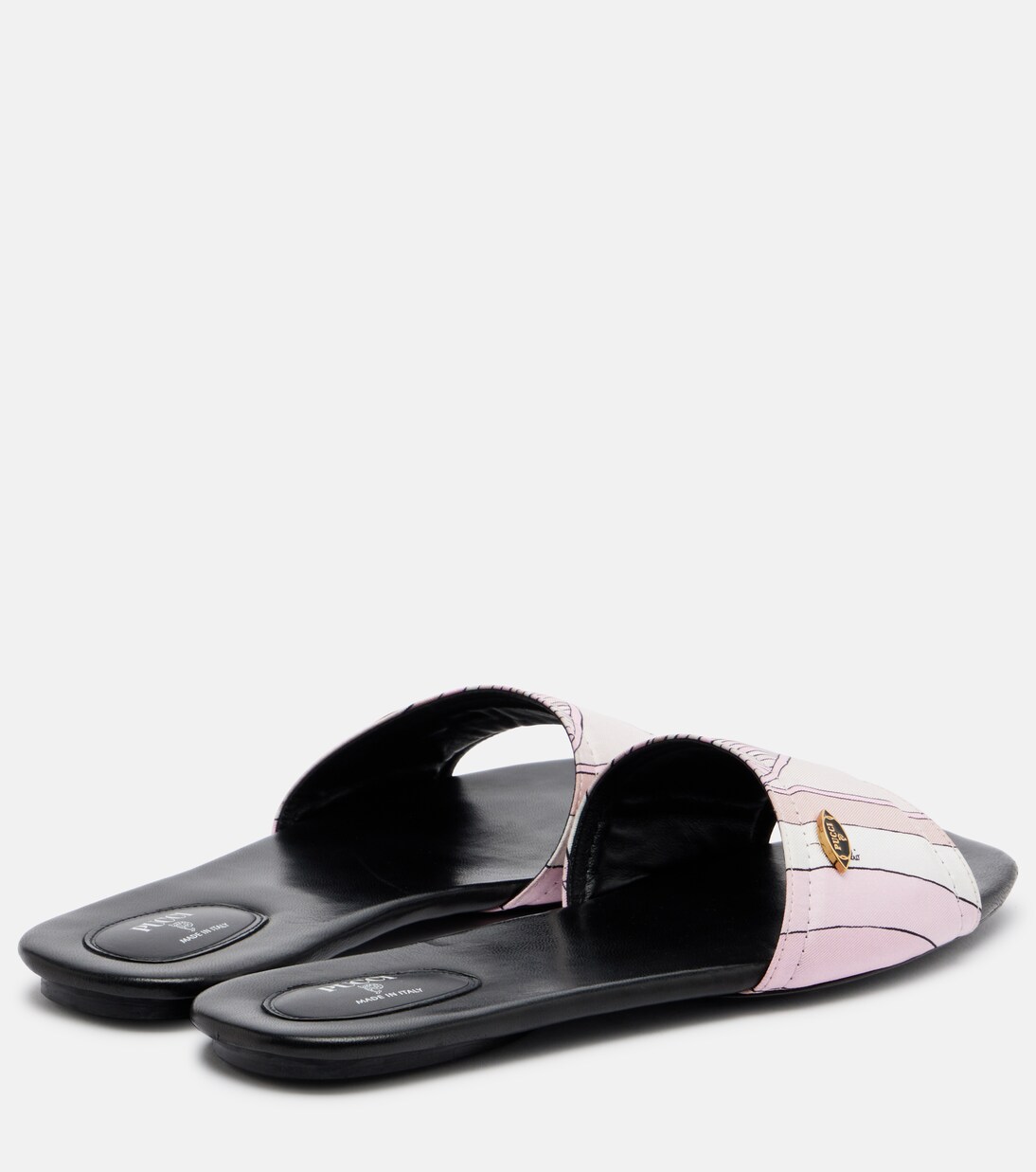 Yummy Iride twill slides | Pucci