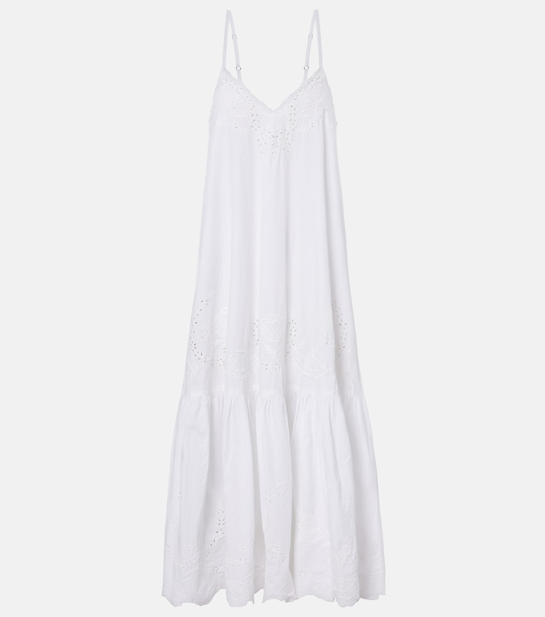 Abito midi in cotone sangallo | Juliet Dunn