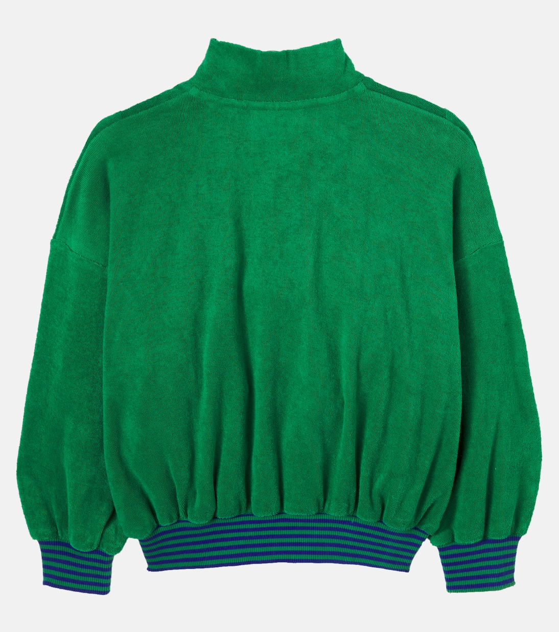 Patch-appliqué cotton terry cardigan  | Mini Rodini