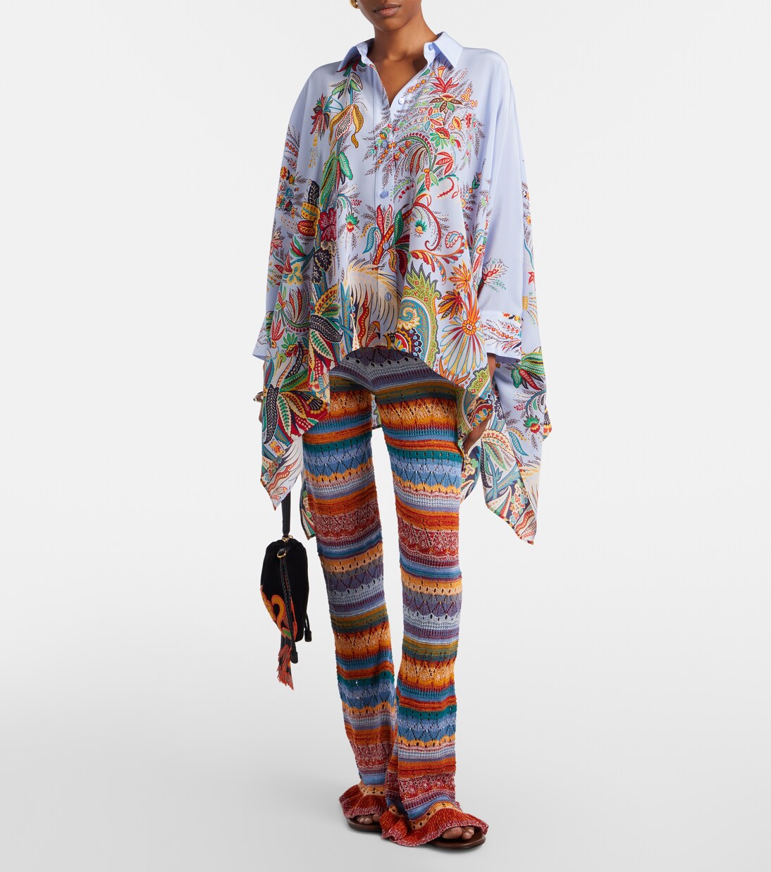 Floral silk blouse | Etro