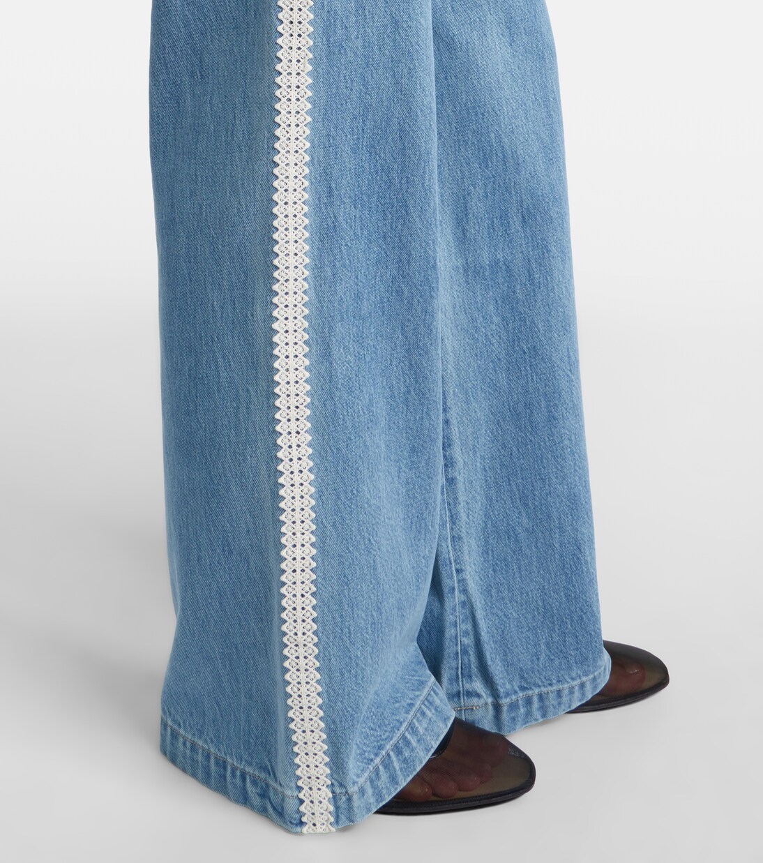 Taylor high-rise wide-leg jeans | Veronica Beard