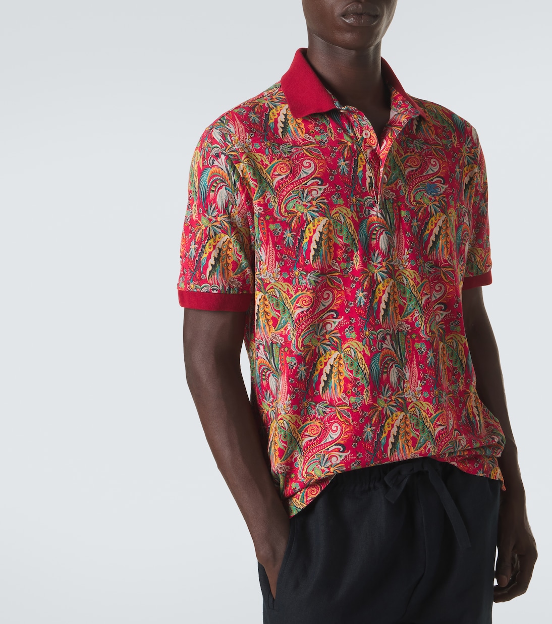 Polo en coton à motif cachemire | Etro