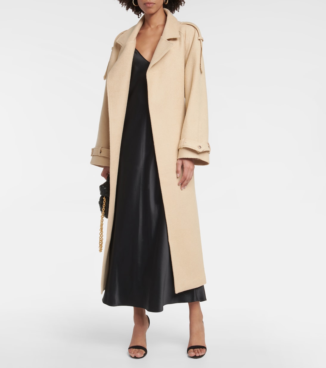 Robe Clea en satin de soie | Joseph