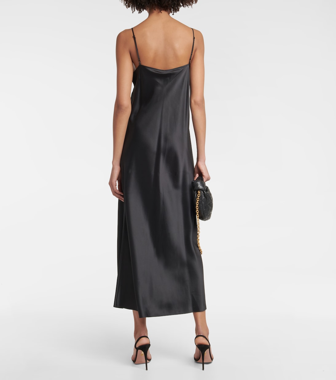 Robe Clea en satin de soie | Joseph