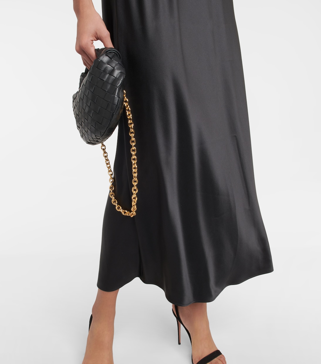 Robe Clea en satin de soie | Joseph