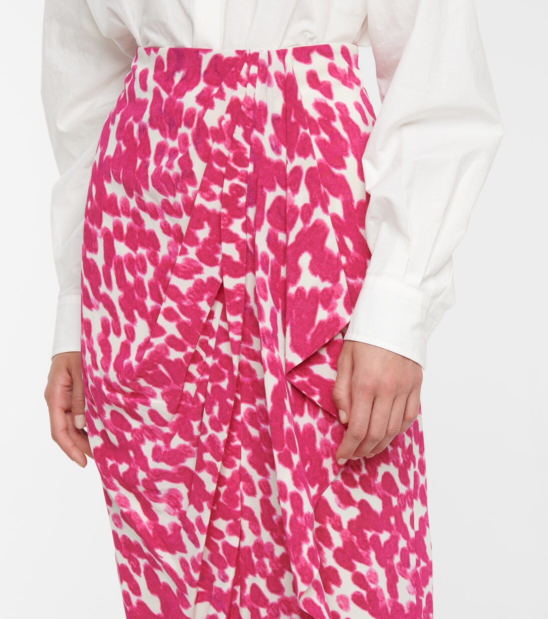 Midirock Bree aus einem Seidengemisch | Isabel Marant