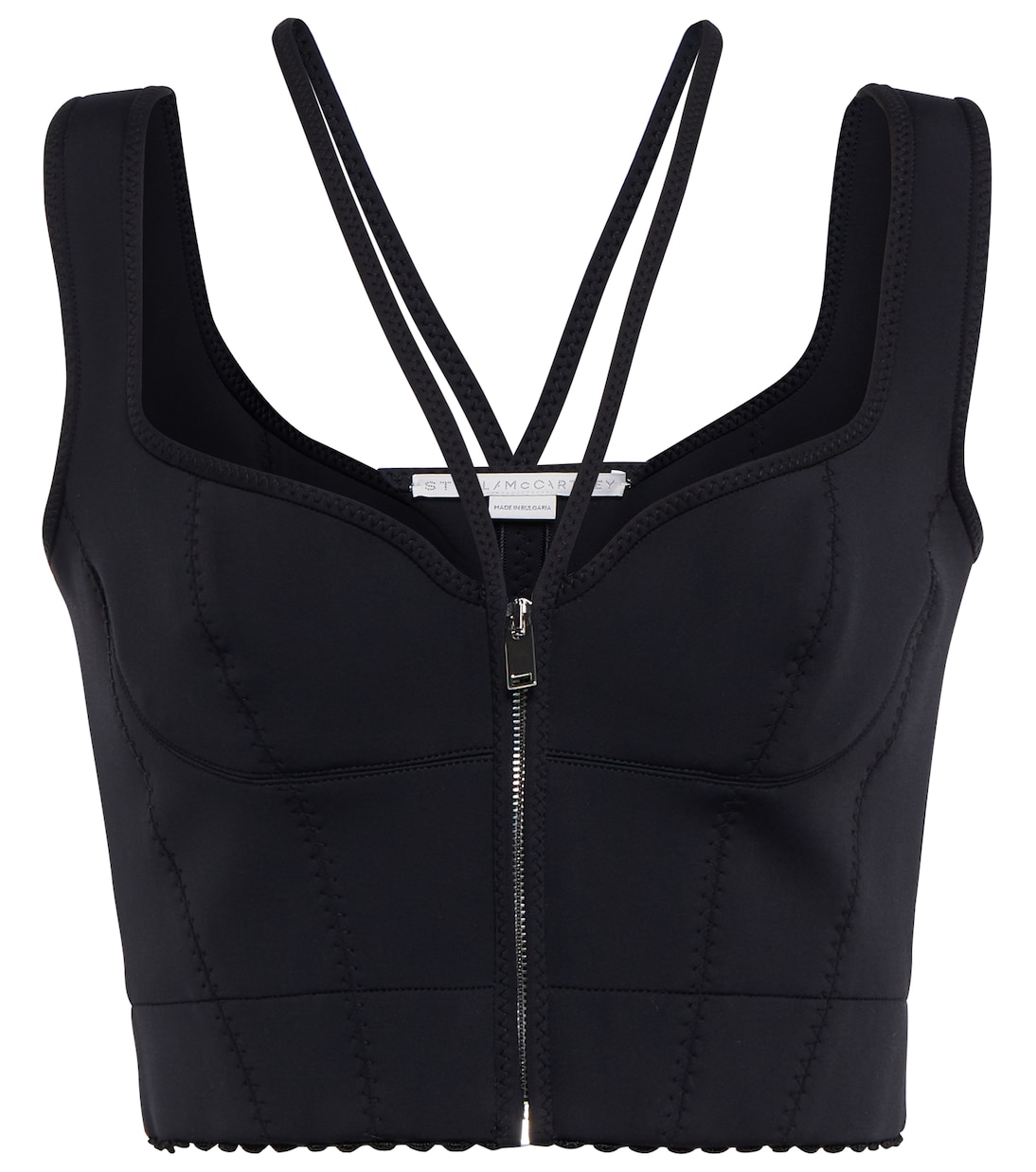 Bustier-Top aus Scuba | Stella McCartney