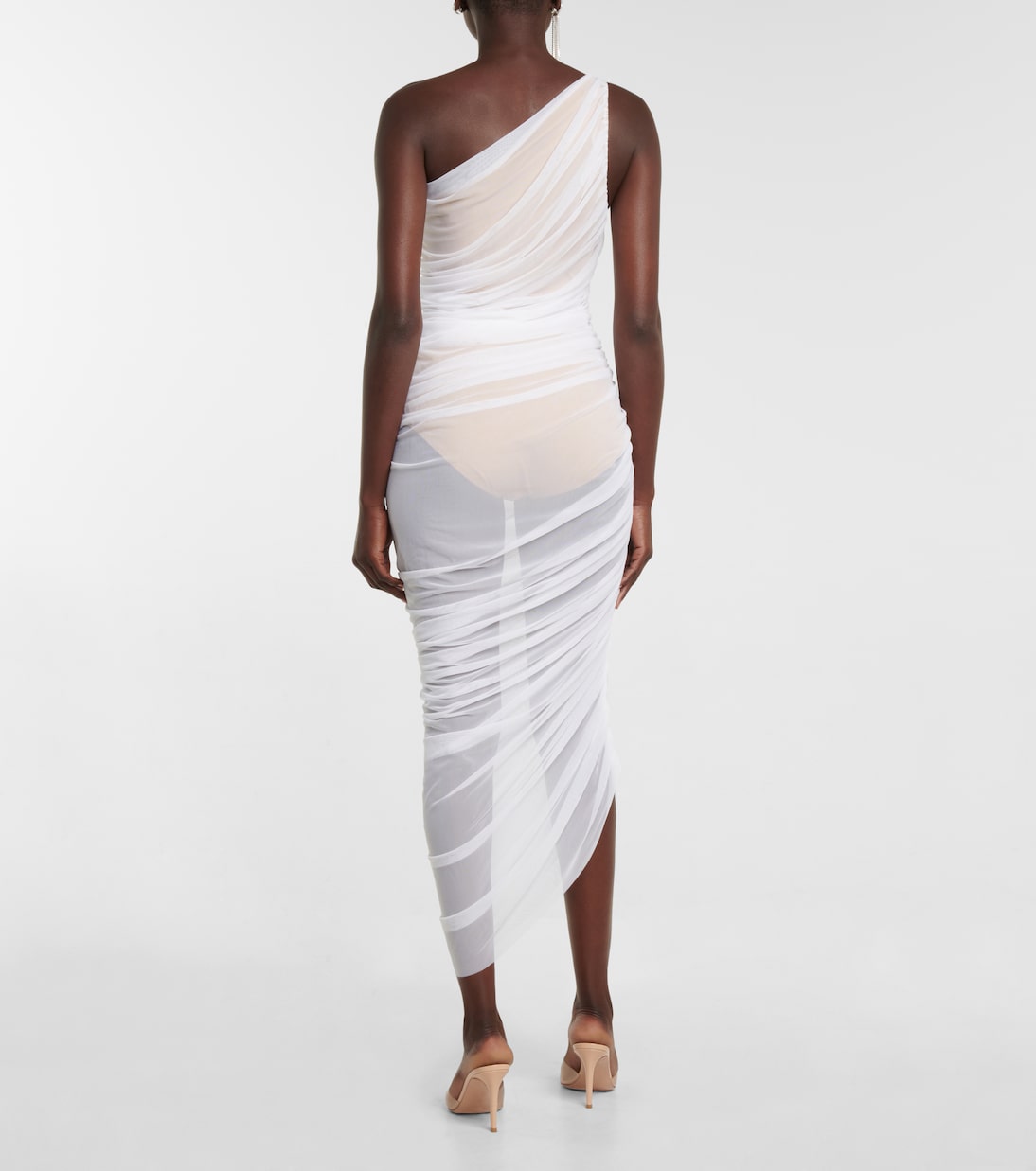 Robe midi Diana asymétrique | Norma Kamali