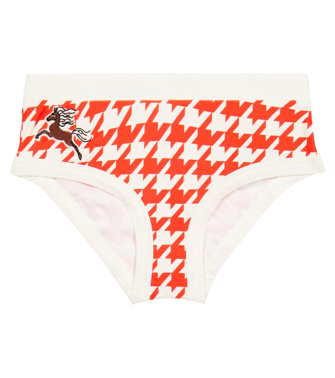 Culotte de bikini brodée à carreaux pied-de-poule | Mini Rodini