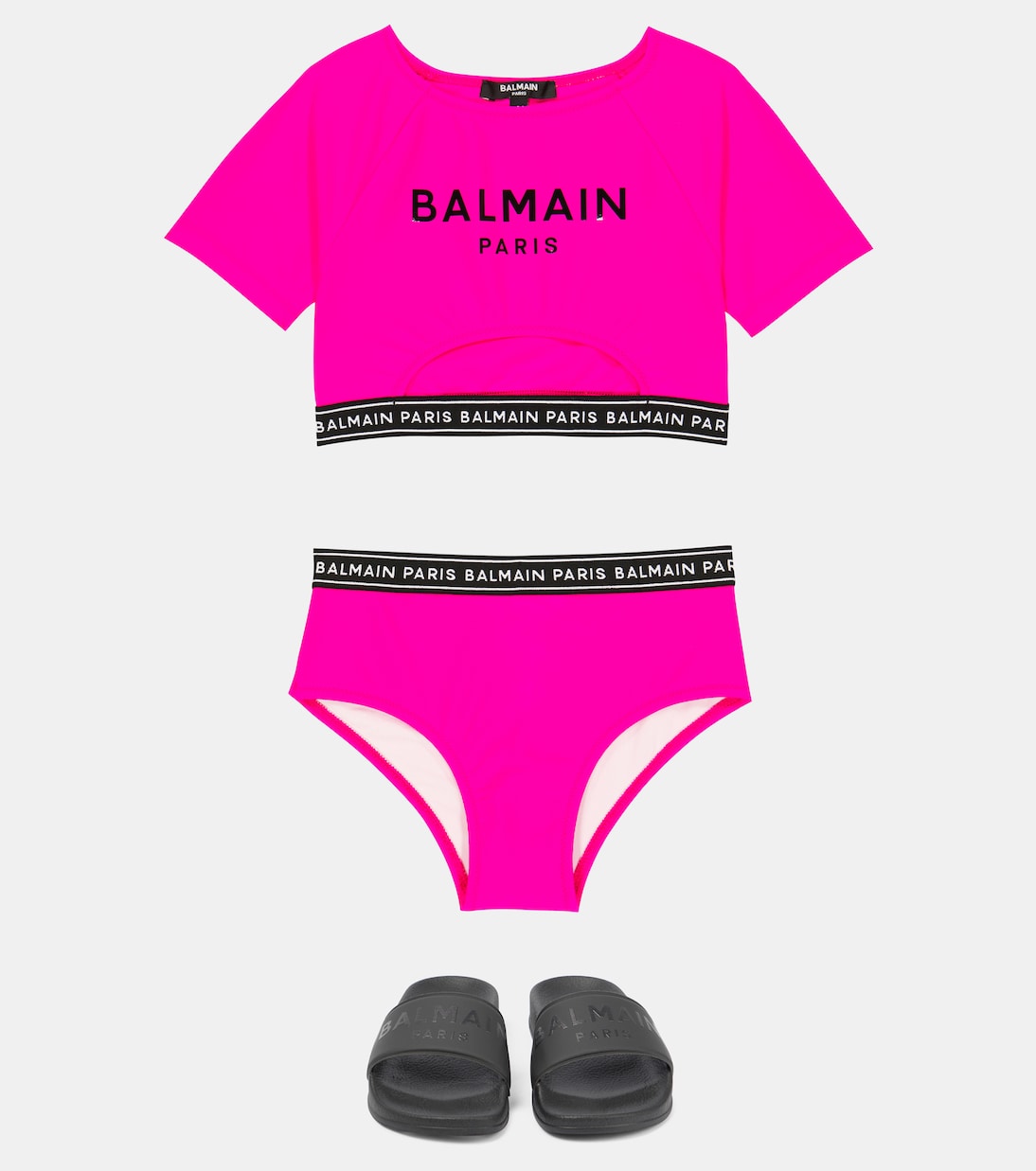 Bikini aus Jacquard | Balmain Kids