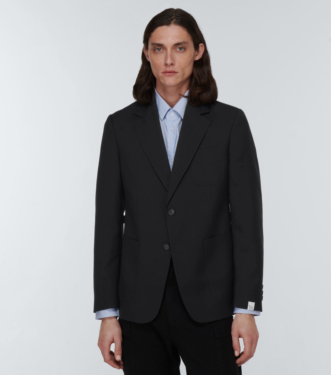 Blazer brodé en coton | Winnie New York