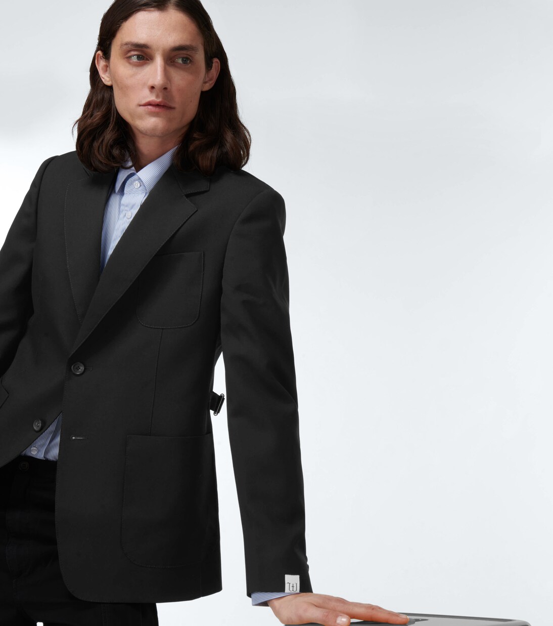 Blazer brodé en coton | Winnie New York