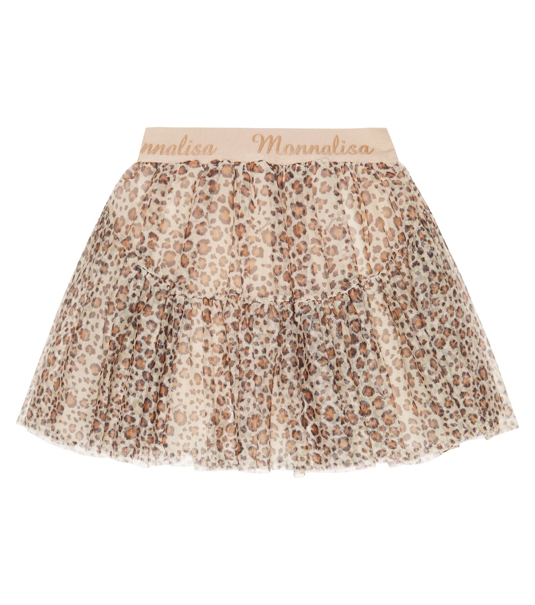 Jupe en tulle à motif léopard | Monnalisa
