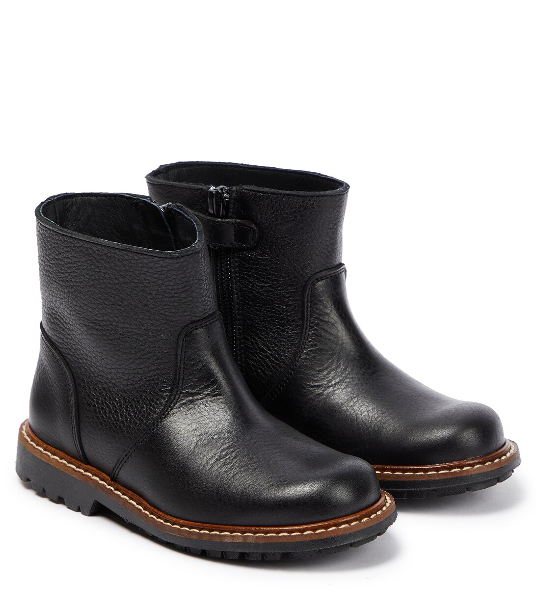 Leather ankle boots | Bonpoint
